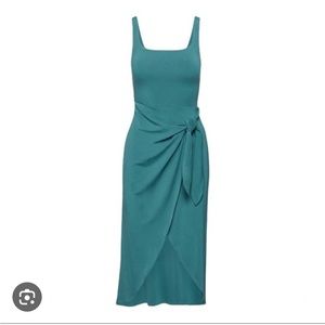 Wilfred Saturn Midi dress in teal